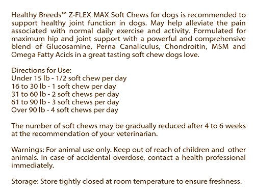 Friandise molle Healthy Breeds Z-Flex Max, texture agréable pour récompense.
