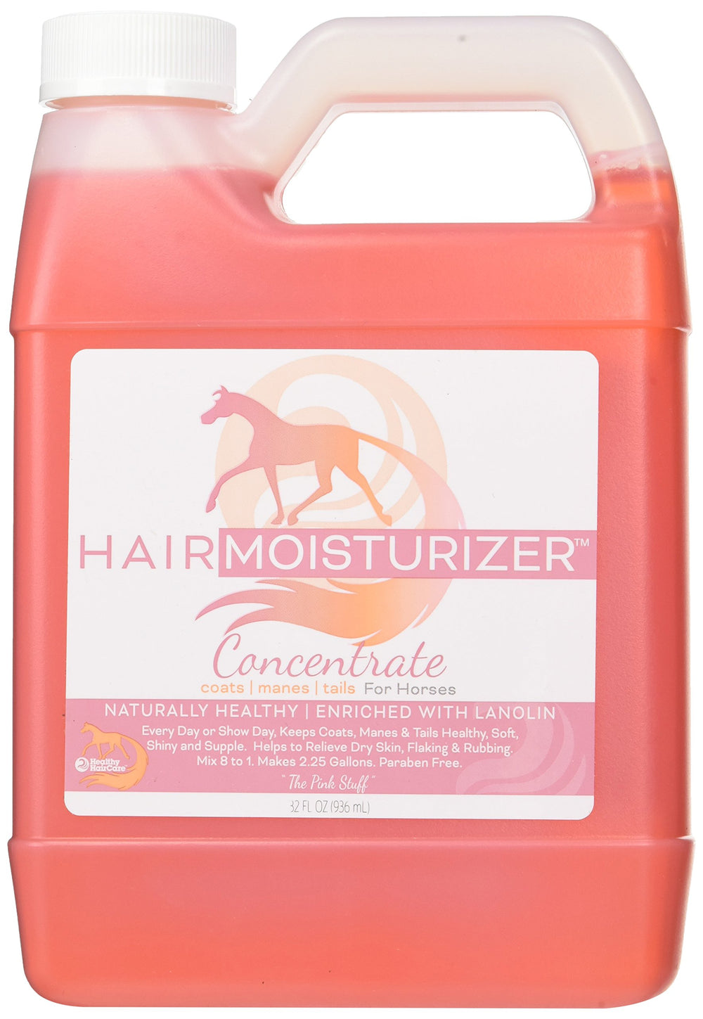 Hydratant Healthy Haircare Product pour cheveux de cheval, bouteille prête pour démêlage et brillance