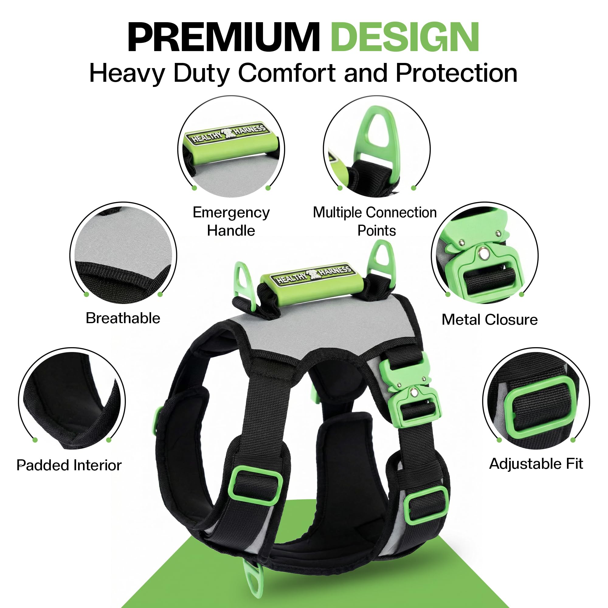 Healthy Harness Supreme Sport mise en service rapide pour les promenades