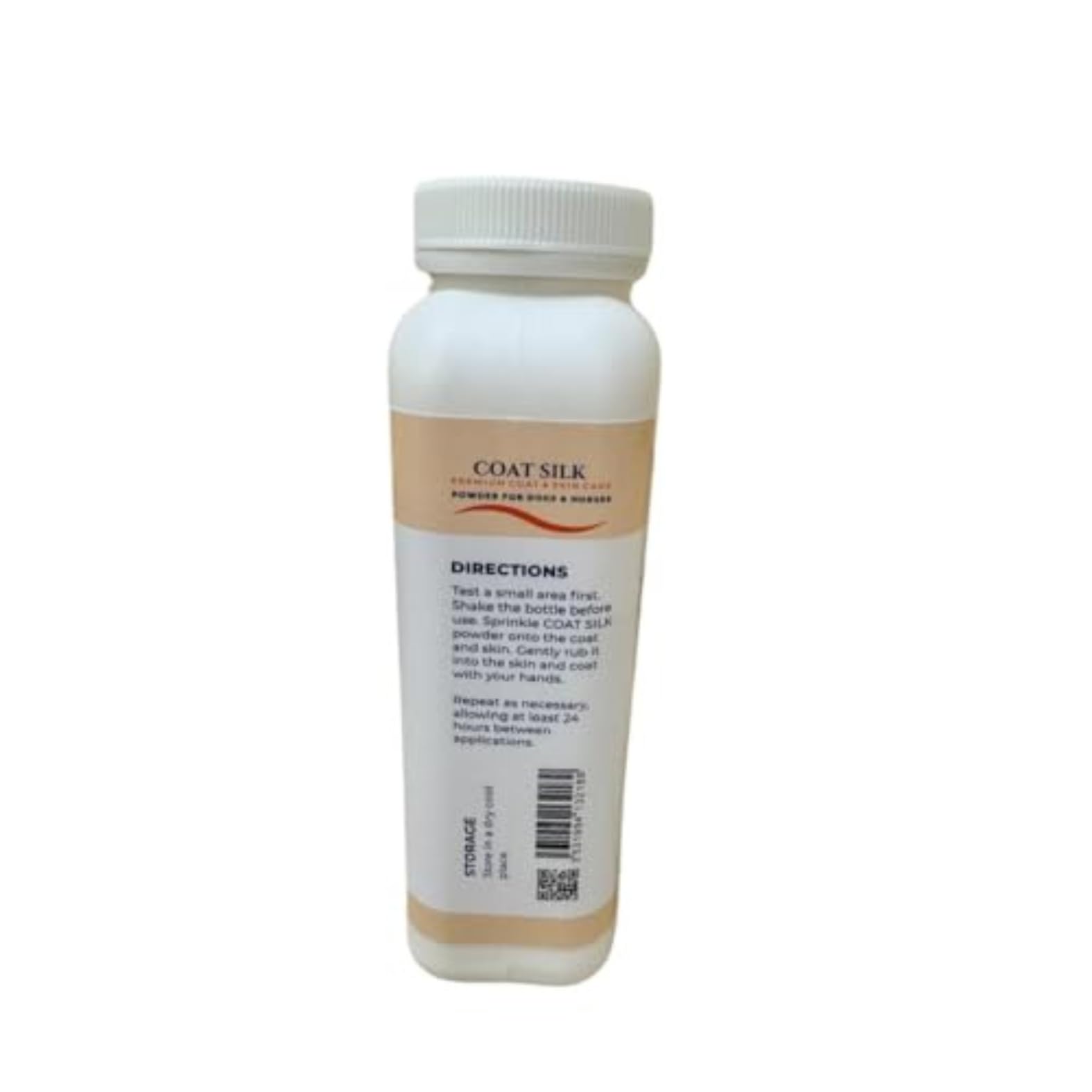 Coat Silk ingrédients naturels : bentonite et soufre micronisé pour la peau.
