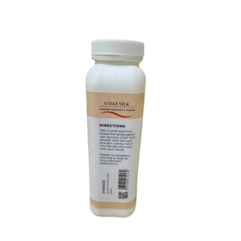 Coat Silk ingrédients naturels : bentonite et soufre micronisé pour la peau.