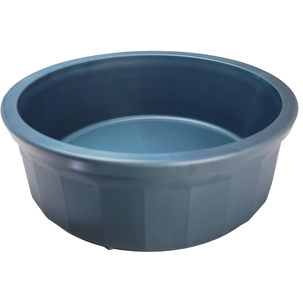 Healthy Surplus Pet Crock bleu jumbo, bol robuste pour chiens et chats.