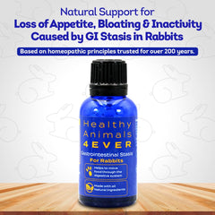 HealthyAnimals4Ever lapin-tablettes-digestives: comprimés faciles à mélanger à l alimentation.