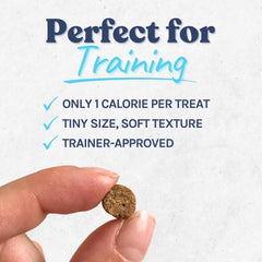 healthybud bouchées texture molle pour l’entrainement, favorisant une réponse rapide du chien.