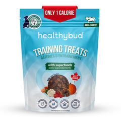 Healthybud bouchées foie-boeuf pour l'entraînement, récompense savoureuse et facile à gérer