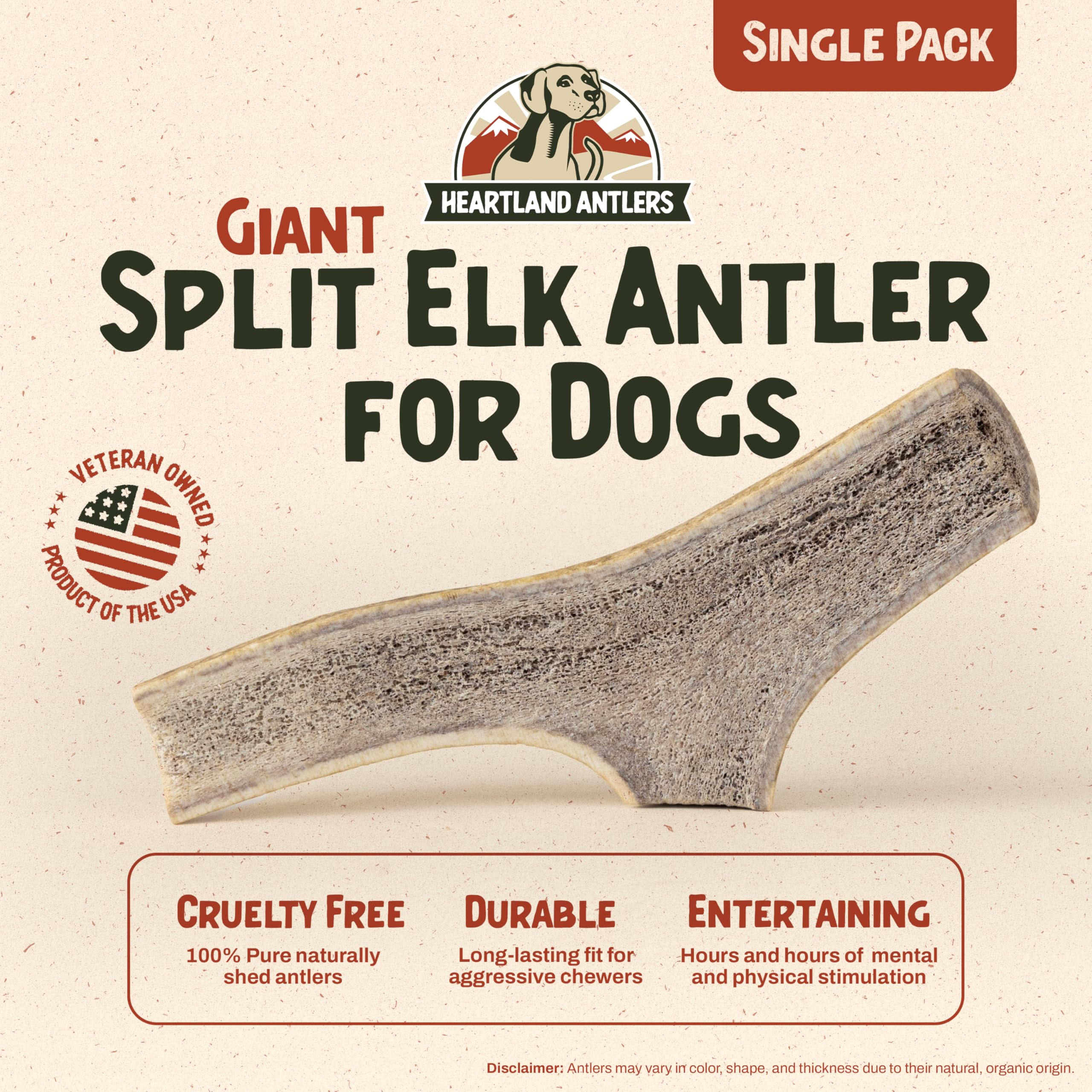 Heartland Elk Antlers – haleine plus fraîche après la mastication