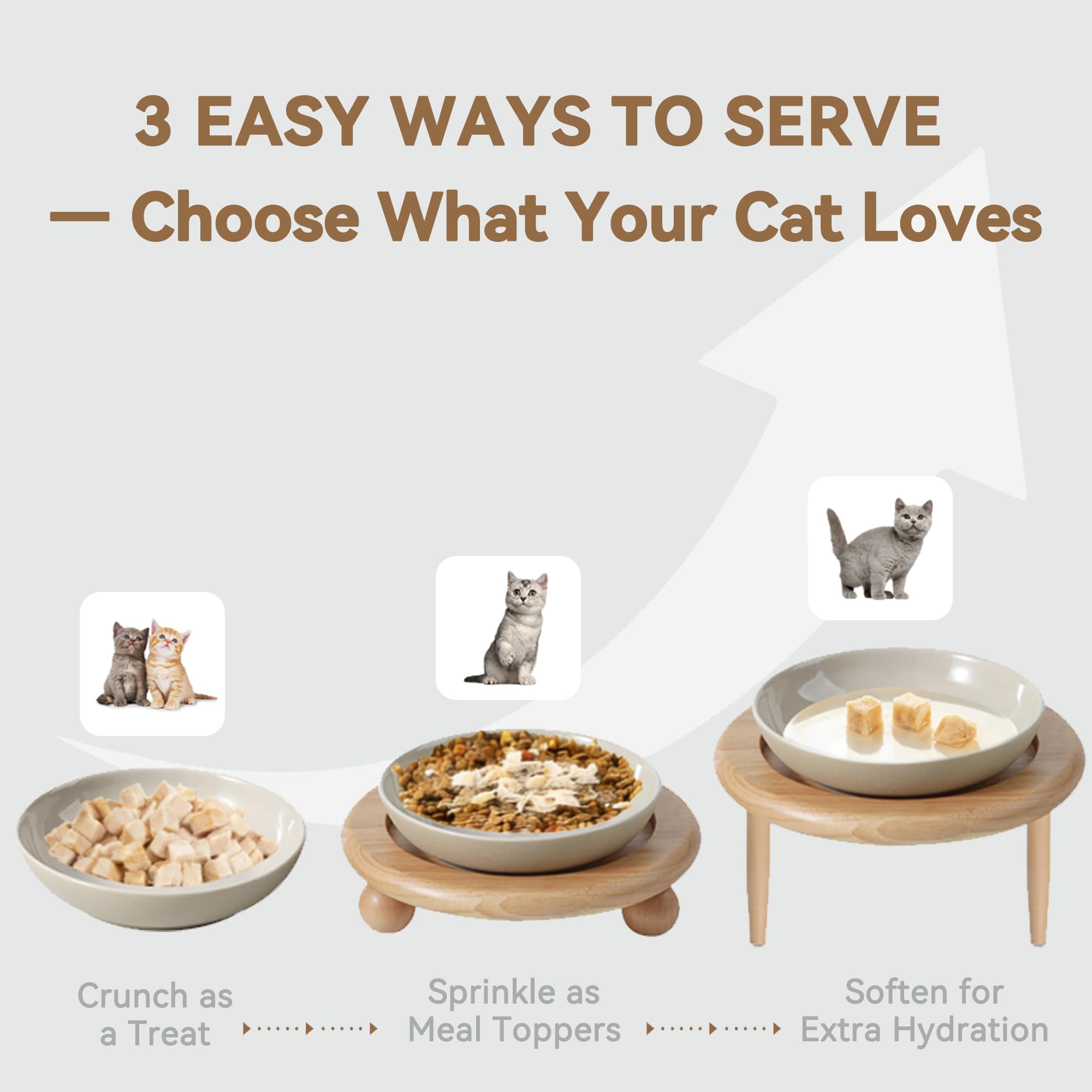 Friandises Heckin Yum sans additifs artificiels pour chat.