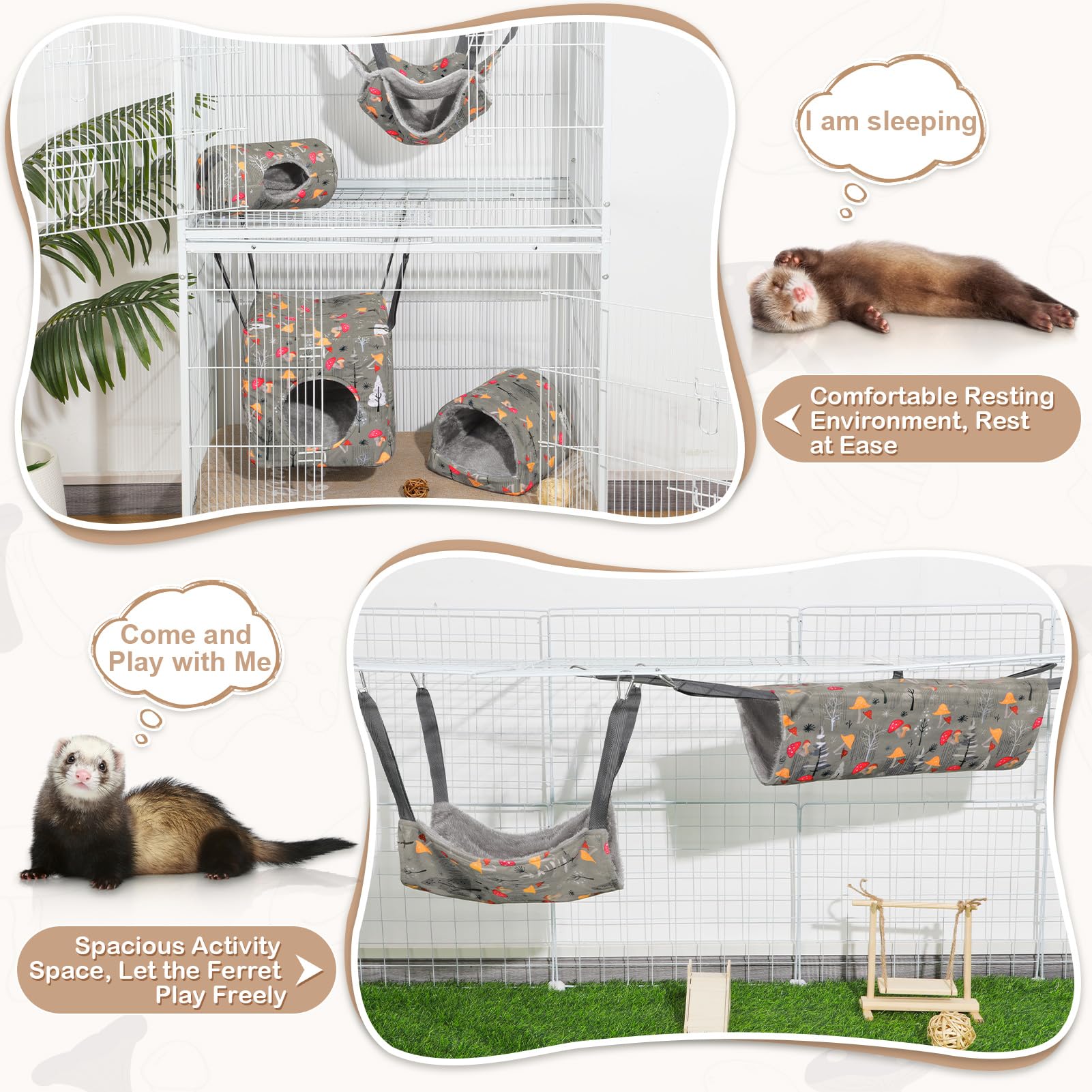 Tissu cristal-doux et polaire arctique pour un repos confortable.