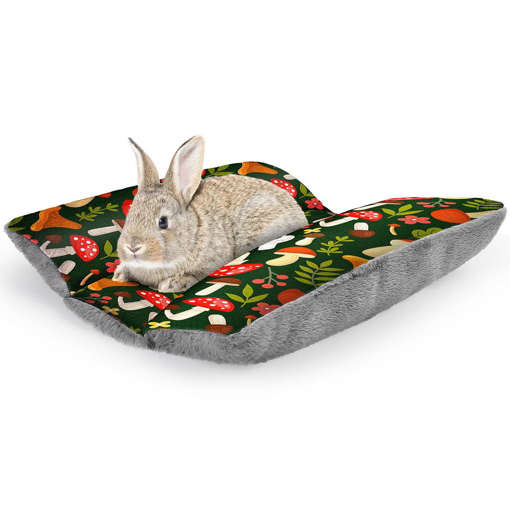 Hedgeink lit-lapin 18x15, double-face doux: refuge chaleureux pour votre petit compagnon.