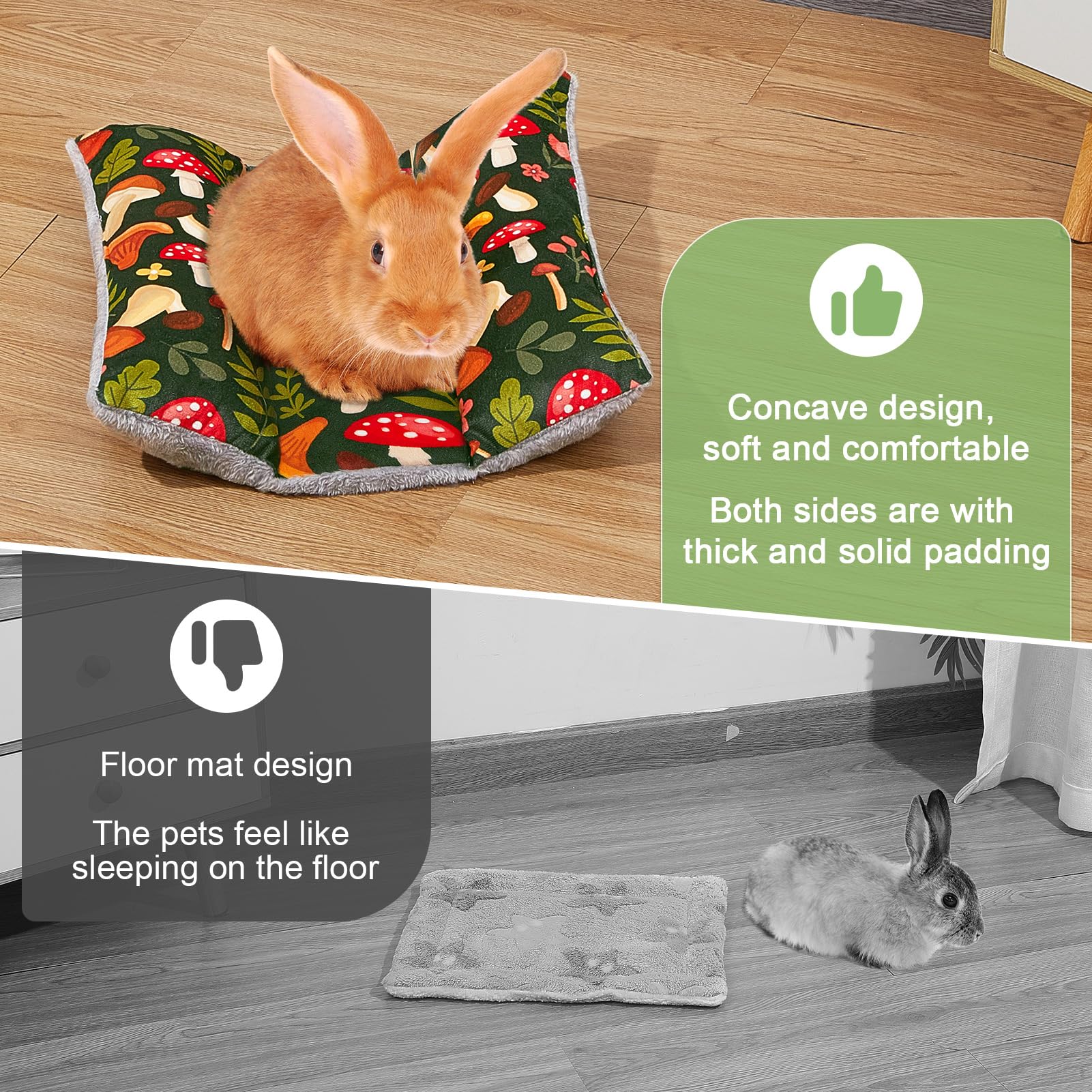 Nid Hedgeink lapin peluche effet cristal, douceur tactile.