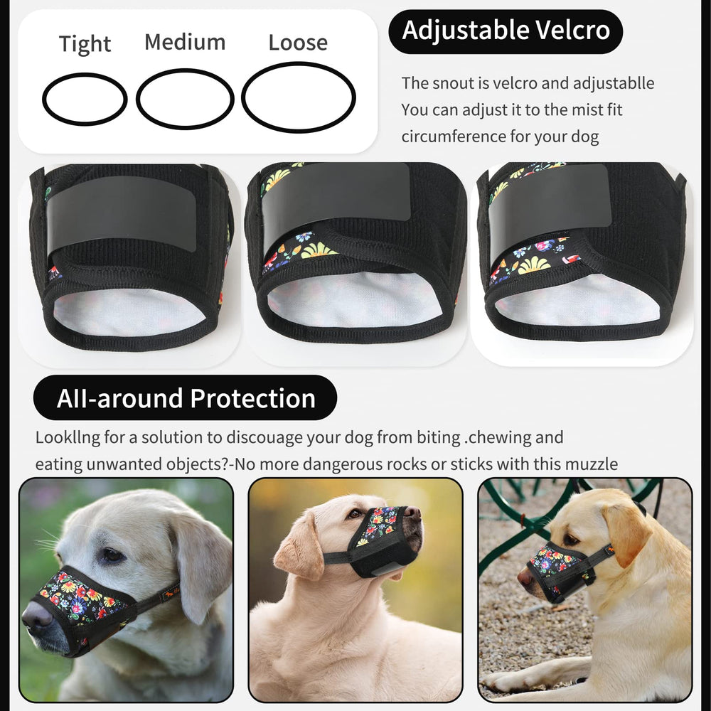 HEELE masque chien design humain offrant espace pour boire et respirer