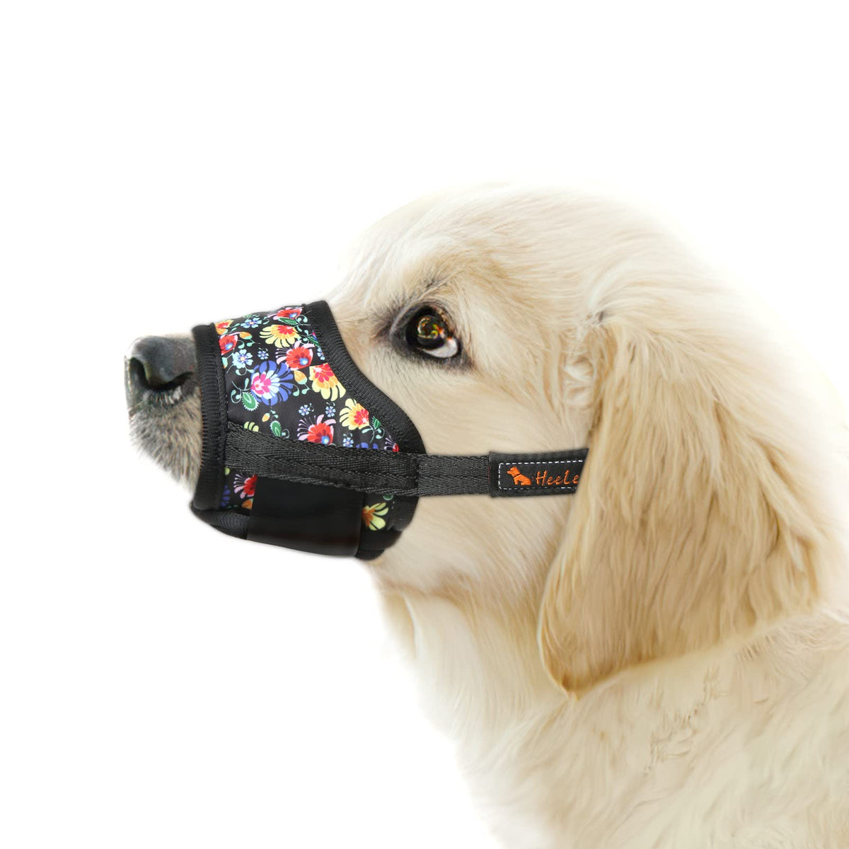 HEELE masque chien en nylon respirant pour plus de confort lors des sorties