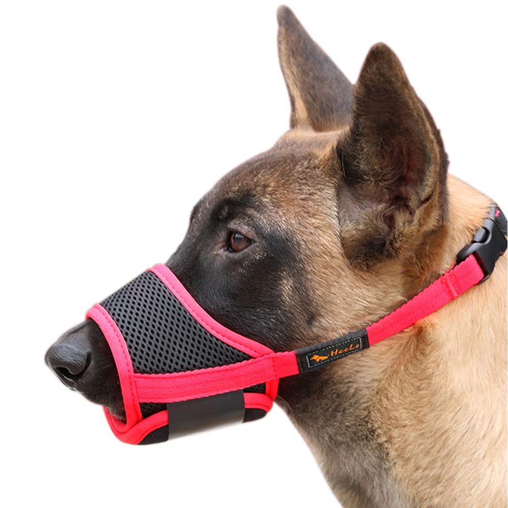 HEELE masque chien nylon respirant pour un confort durable lors des sorties.