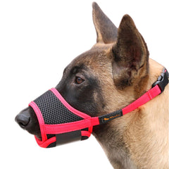HEELE masque chien nylon respirant pour un confort durable lors des sorties.