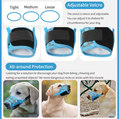 HEELE museau chien design humain permettant respiration et boire sans retirer.