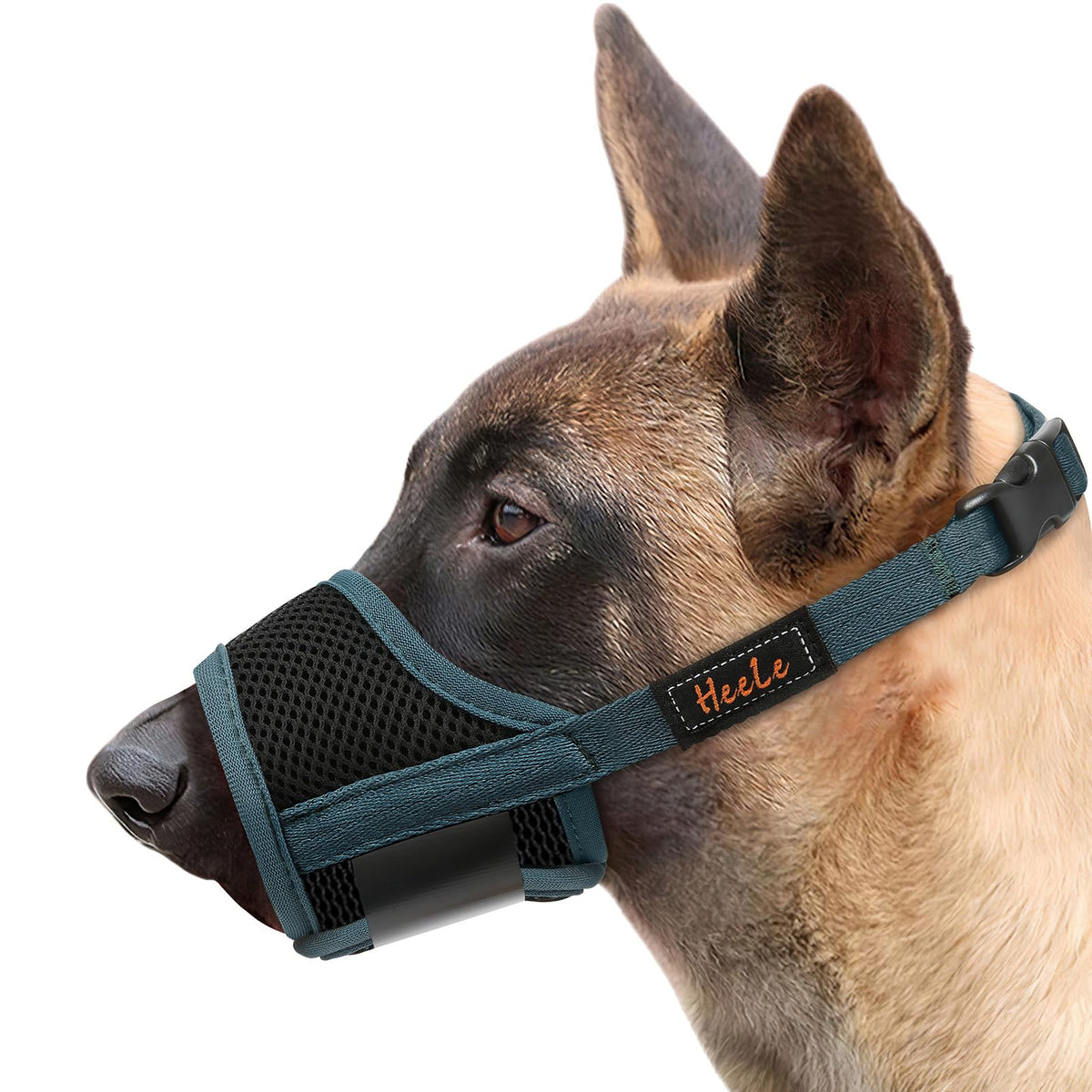HEELE museau chien ajustable en nylon pour un ajustement sûr