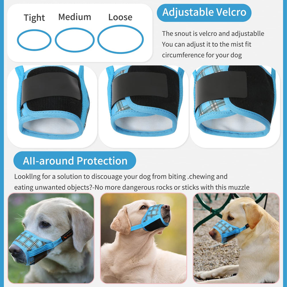 HEELE museliere chien conception humaine facilitant respiration et hydratation.