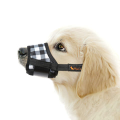 HEELE Muselière pour chien en nylon doux, confort quotidien.