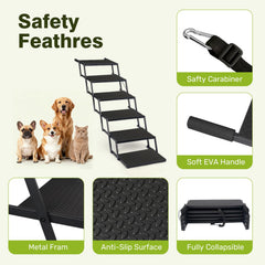 Heeyoo marche-chien structure-métal léger, support durable pour grandes races.