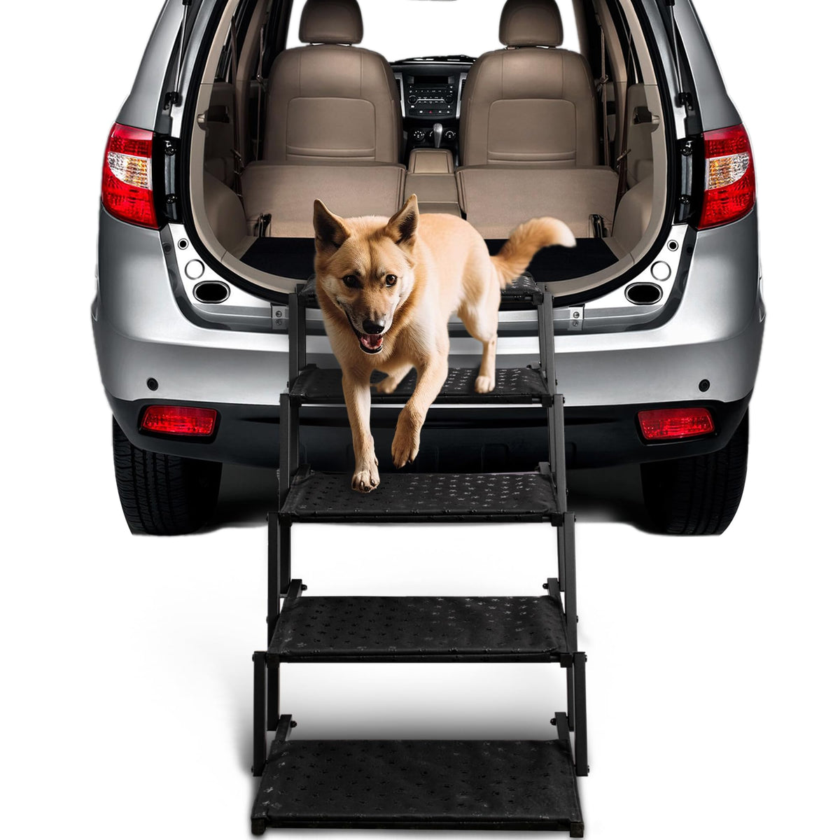 Escalier Heeyoo rampe pliable pour chien facilitant l’entrée dans la voiture