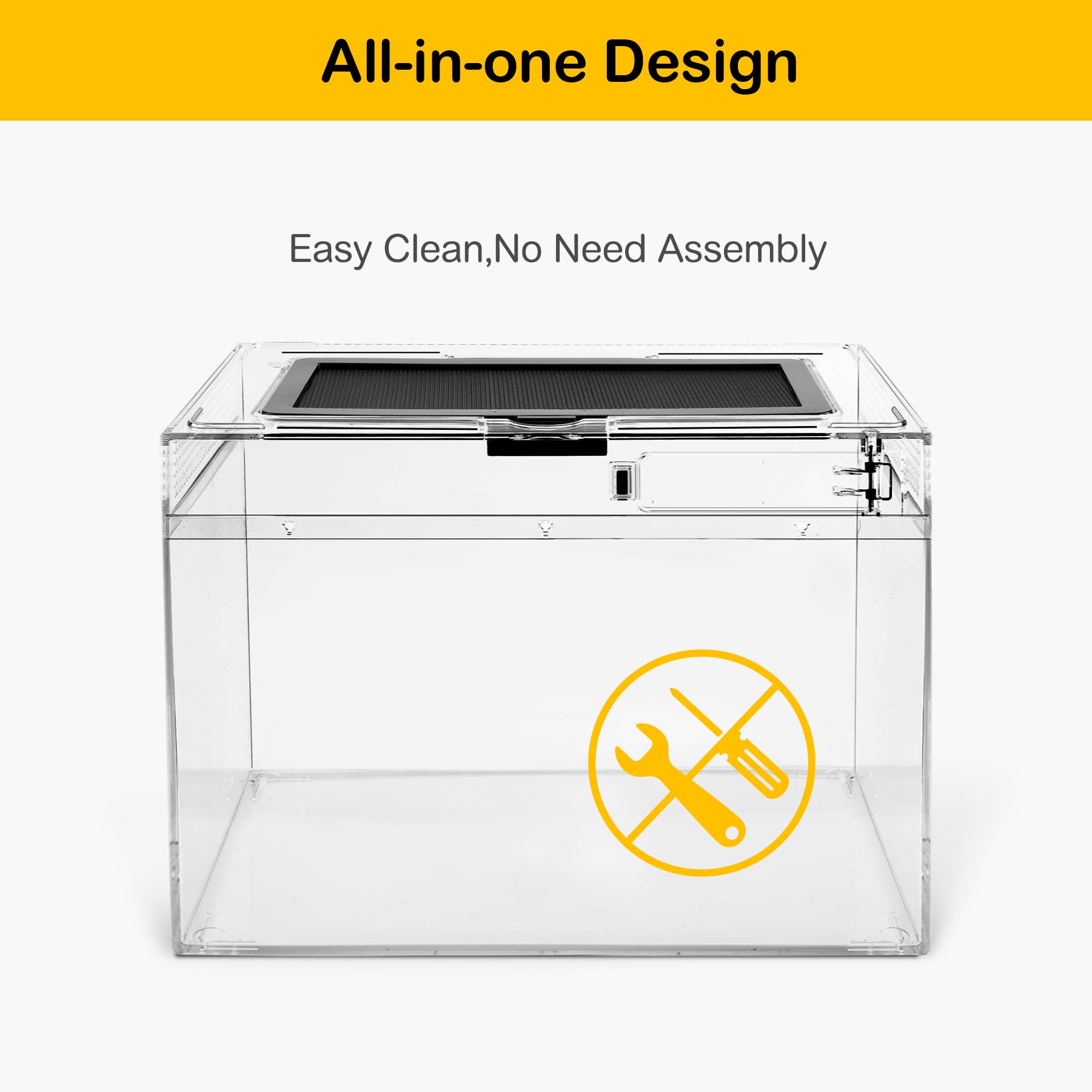 Helime terrarium pulvérisateur pratique pour humidifier l'enclos.