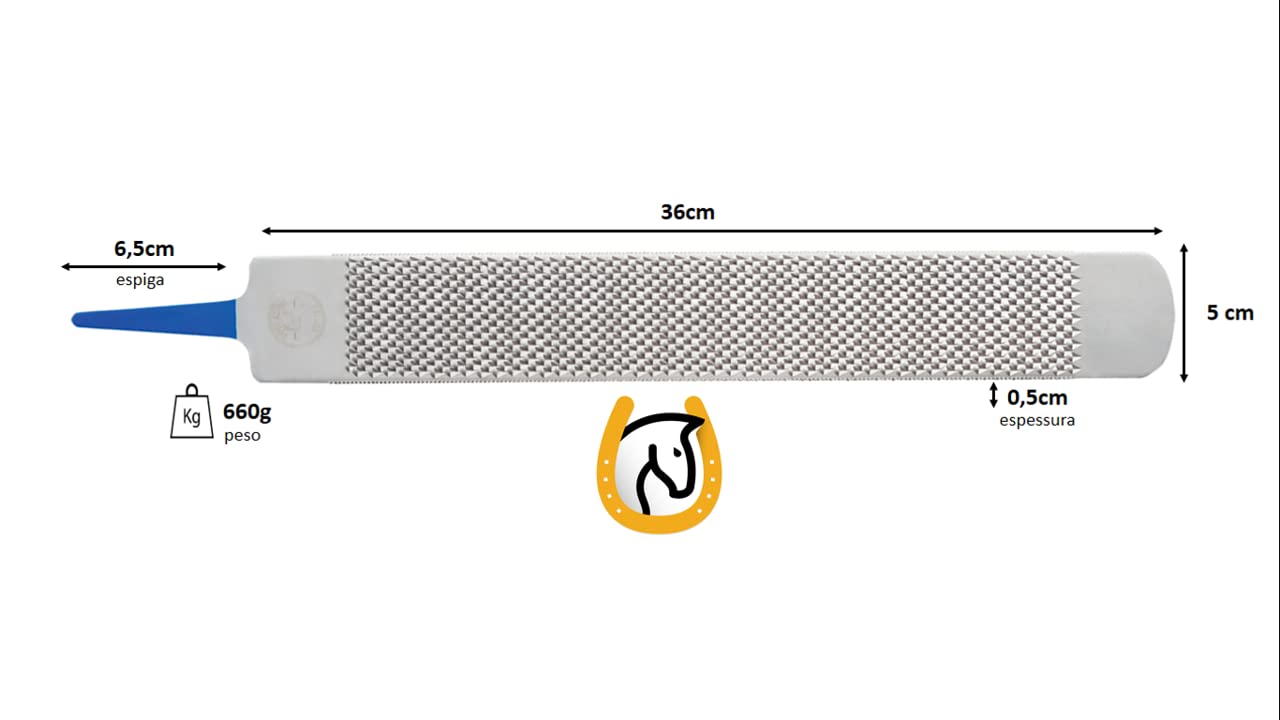 Heller Excel râpe-sabot côté face lisse pour niveler le sabot.