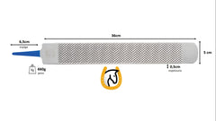 Heller Excel râpe-sabot côté face lisse pour niveler le sabot.