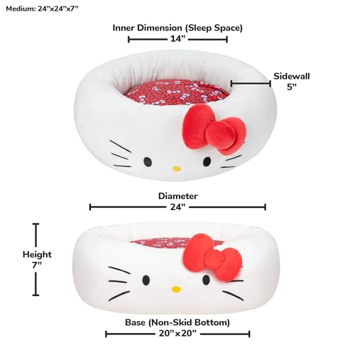 Tissu velboa doux Hello Kitty pour un confort maximal
