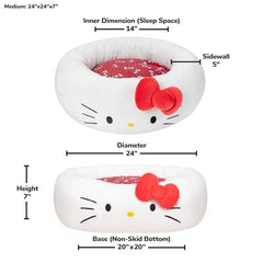 Tissu velboa doux Hello Kitty pour un confort maximal
