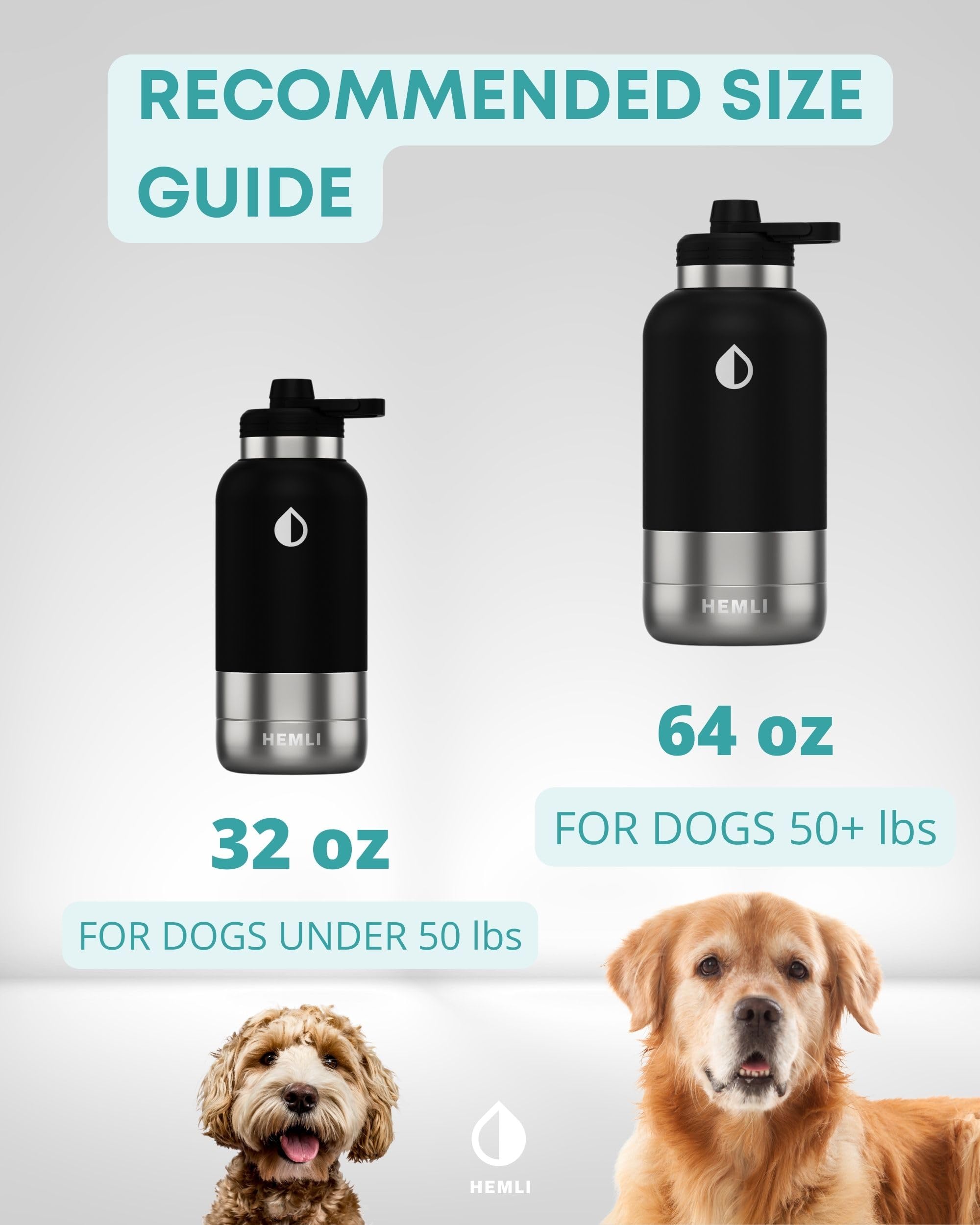 Hemli gourde chien poche mesh ranger sacs déchets lors des balades.