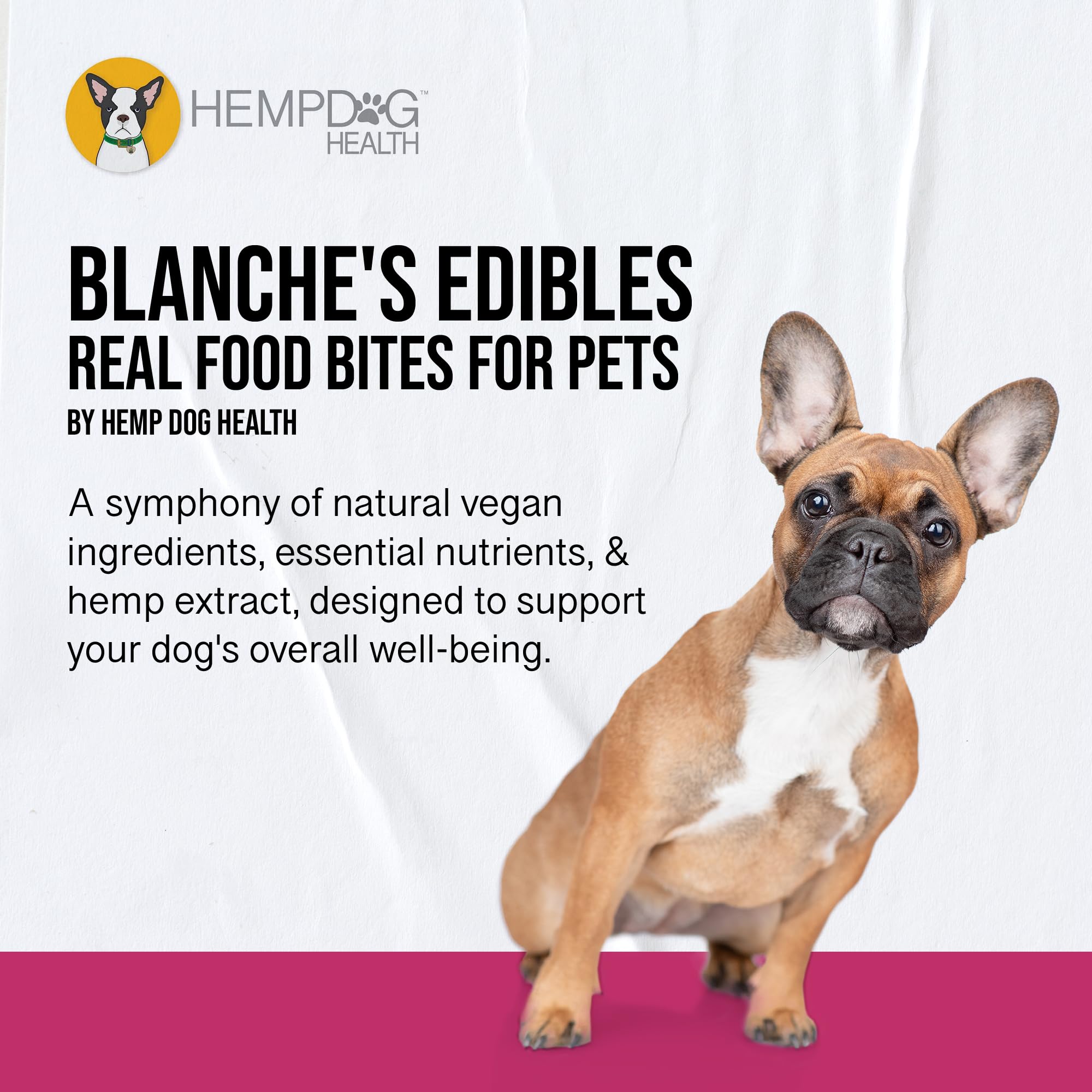 Huile de coco Hemp Dog Health Blanche, ingrédient naturel de qualité