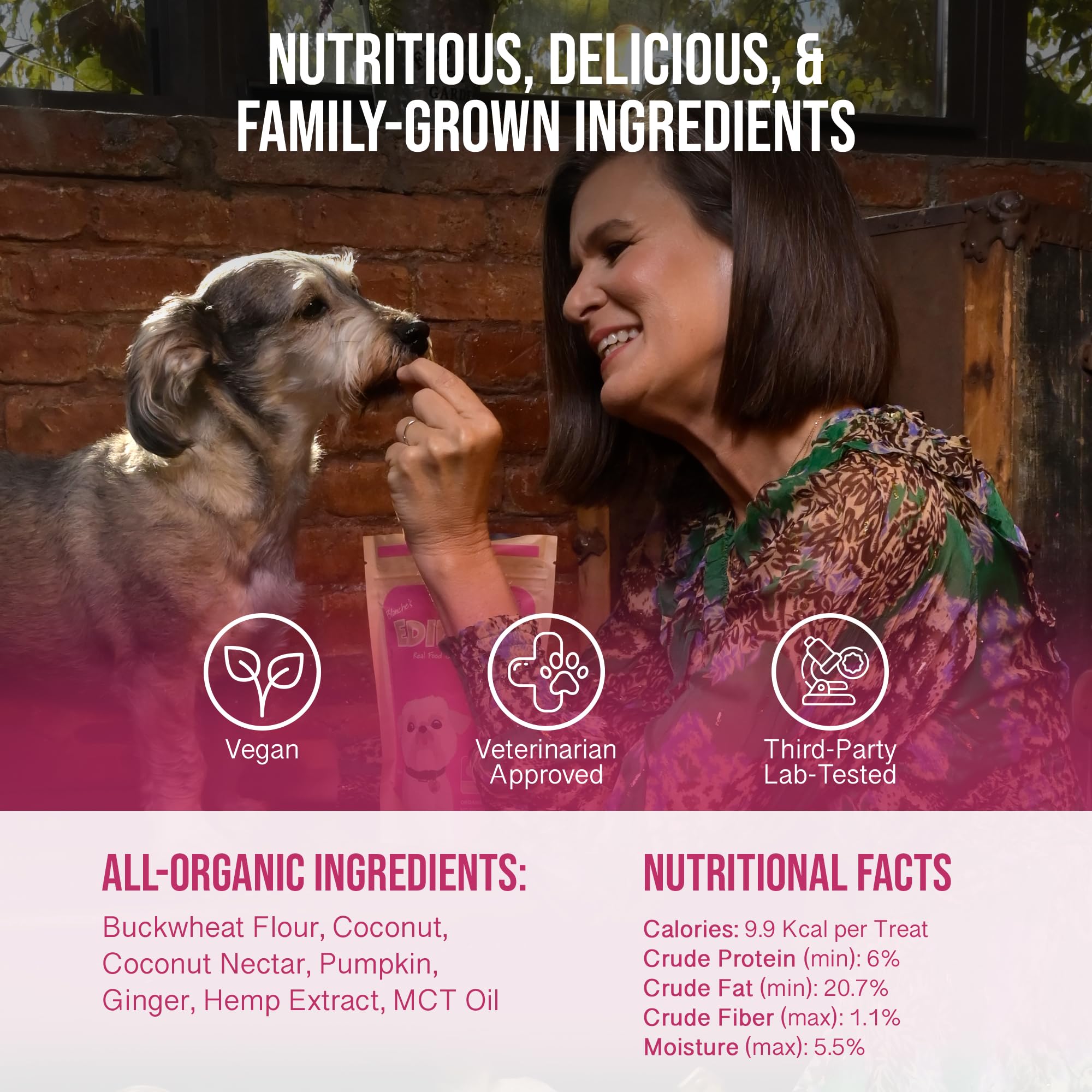 Hemp Dog Health Blanche vegan sans céréales, option naturelle