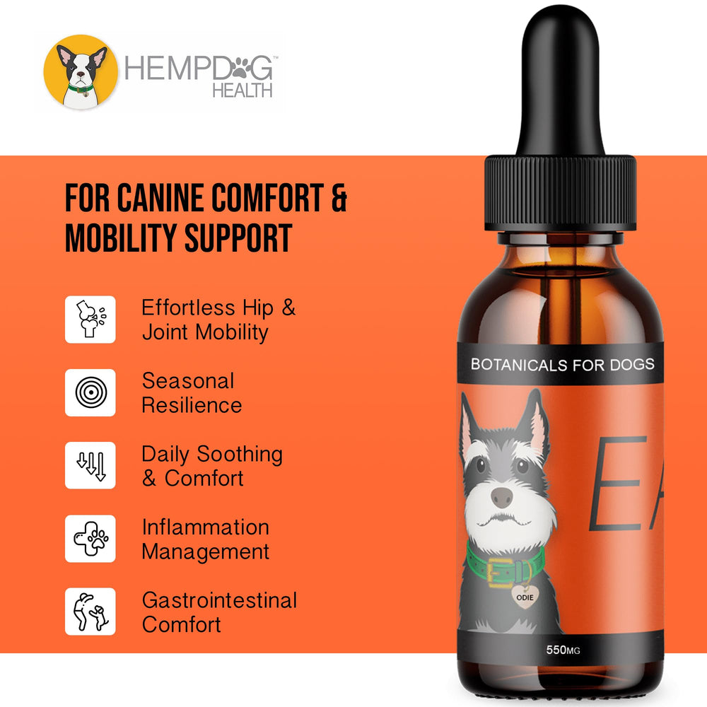 Hemp Dog Health Ease: application sur gencives pour dosage rapide