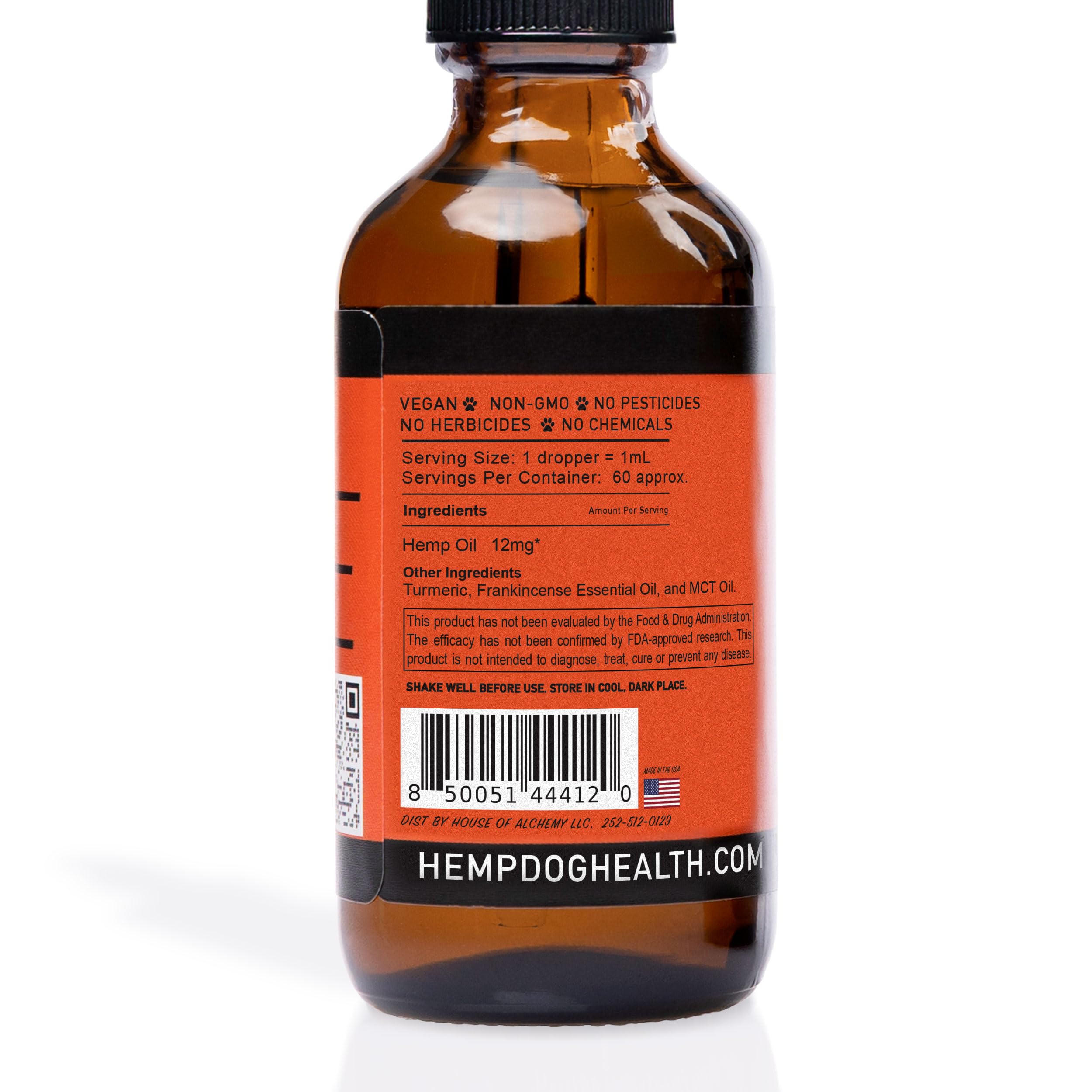 Hemp Dog Health Ease: fabriqué aux États‑Unis et testé par des tiers