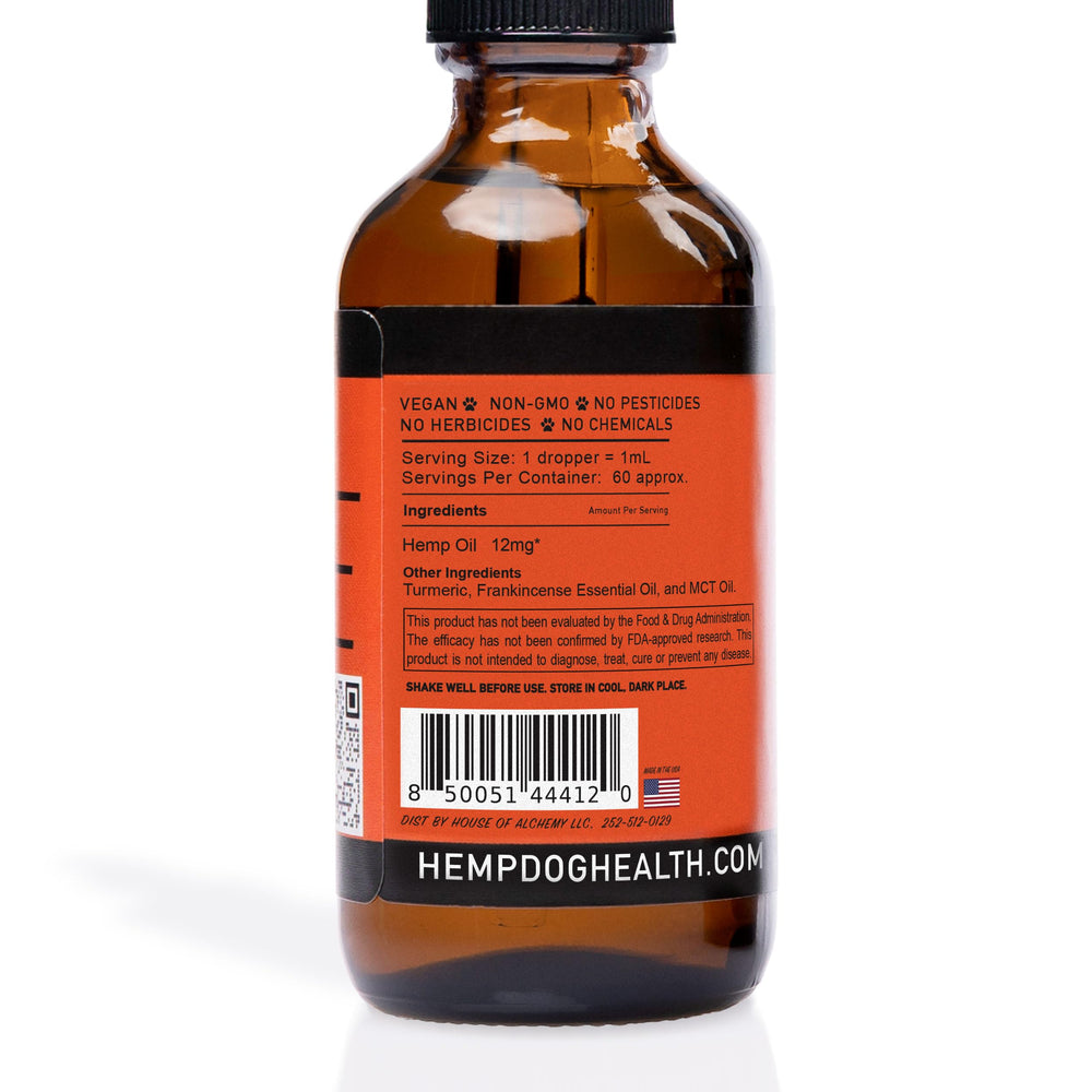Hemp Dog Health Ease: fabriqué aux États‑Unis et testé par des tiers