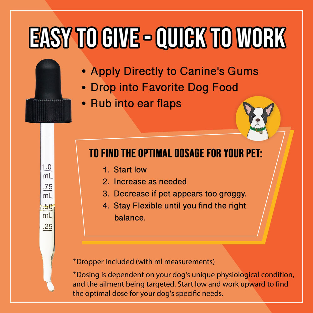 Hemp Dog Health Ease: huile MCT et utilisation facile en nourriture