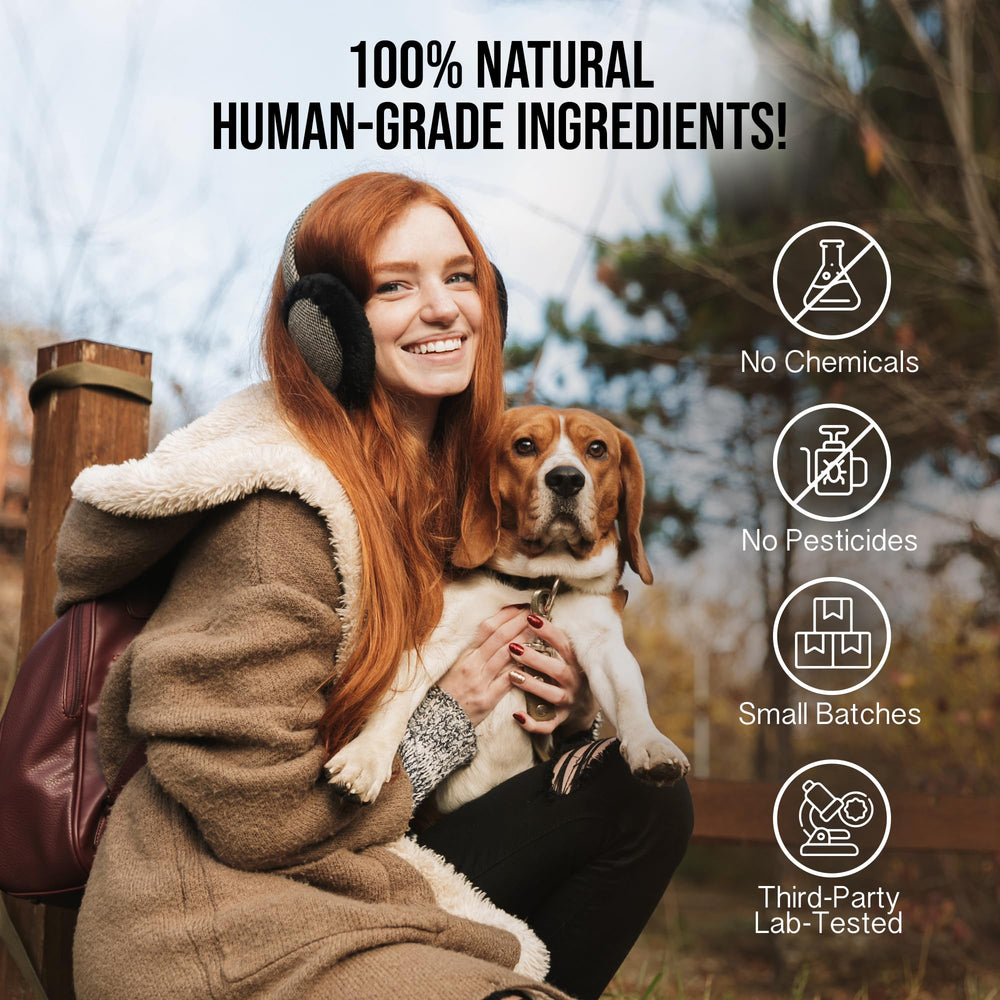 Hemp Dog Health Ease: massage du repli de l’oreille pour absorption locale