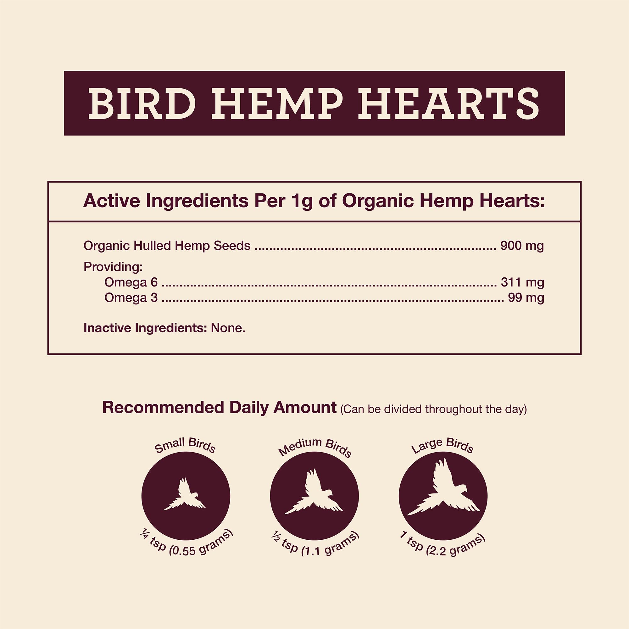 Hemp Well brillance des plumes et peau saine chez les oiseaux