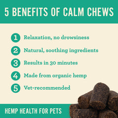 Hemp Well Calm Cat Soft Chews camomille – douceur et tranquillité pour votre chat.