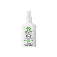 Hempz Petz spray chat, bouteille prête à rafraîchir le pelage du chat.