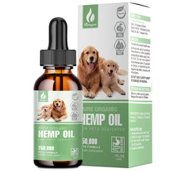 Hemyum huile chanvre pour animaux - bouteille visible, soutien des articulations et énergie.