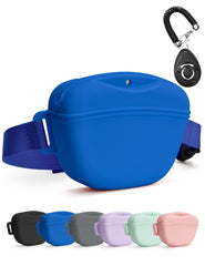 Heouvo sac-gourmandises-pourchien-bleu, accès rapide pendant les balades.