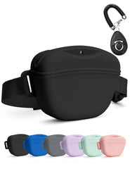 Heouvo sac-traitement chien en silicone, capacité 1,67 tasse, parfait pour les friandises en déplacement.