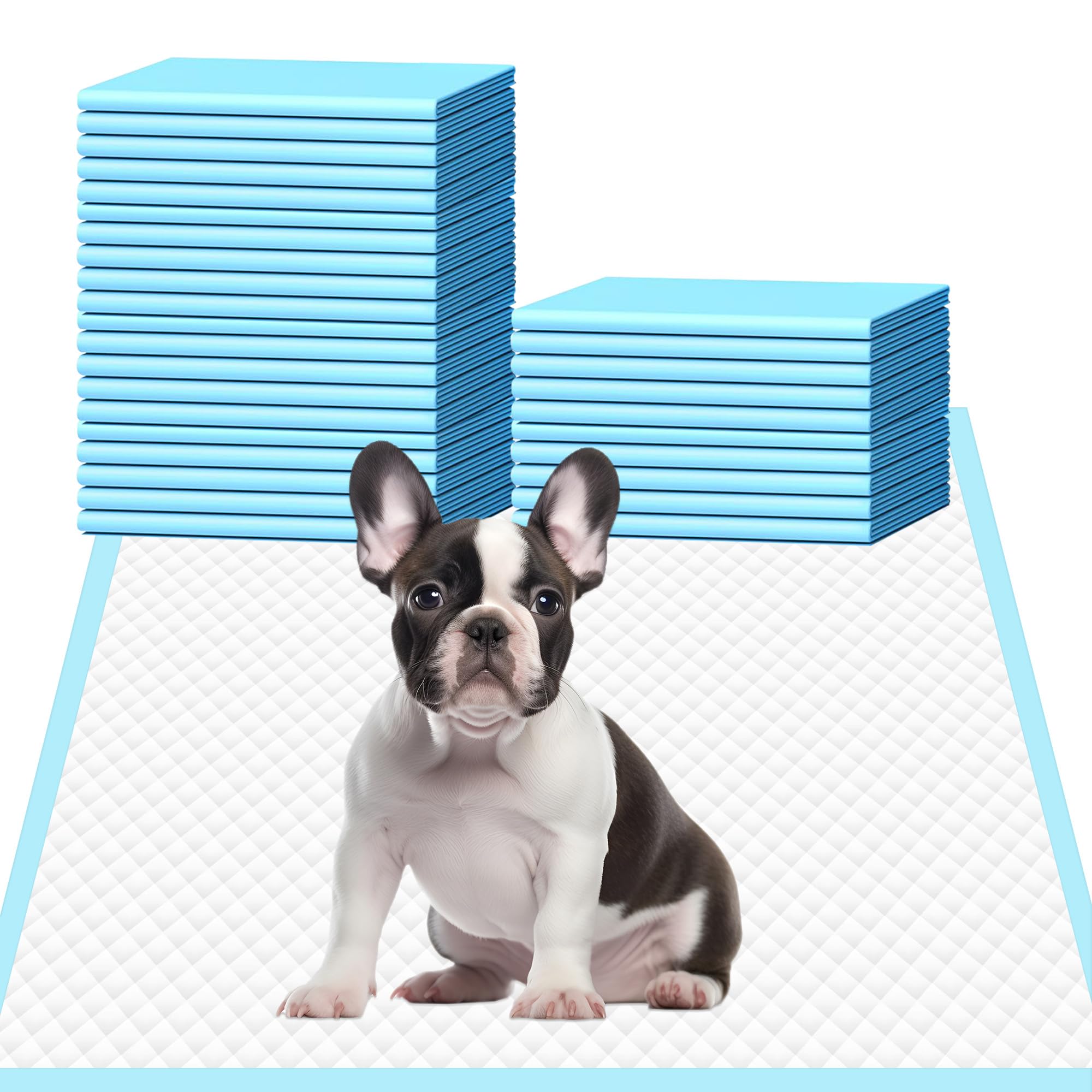 HEPPYPLUS Tapis-pipi chien 22x23 po, idéal pour entraînement propre.