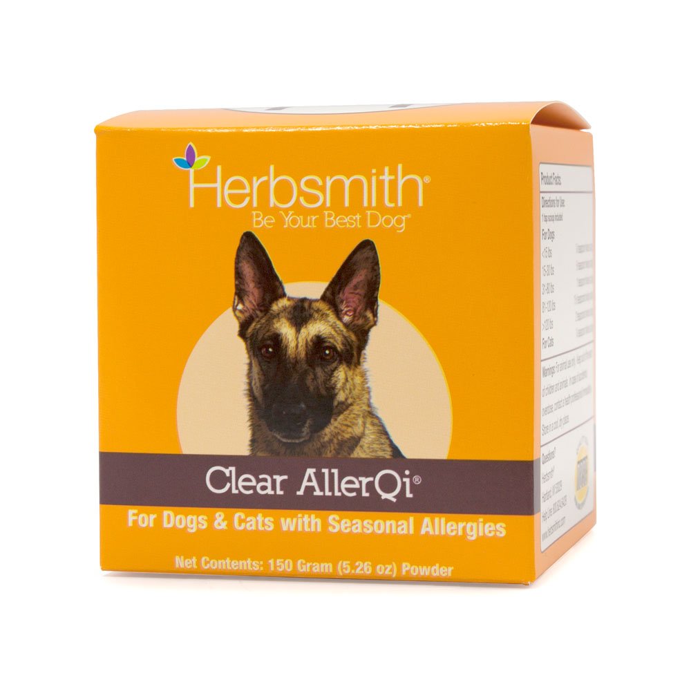 Herbsmith Clear AllerQi en bouteille 150 g, soutien potentiel à la peau.