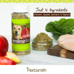 Herbsmith garniture poulet séché pour croquettes, texture plus agréable