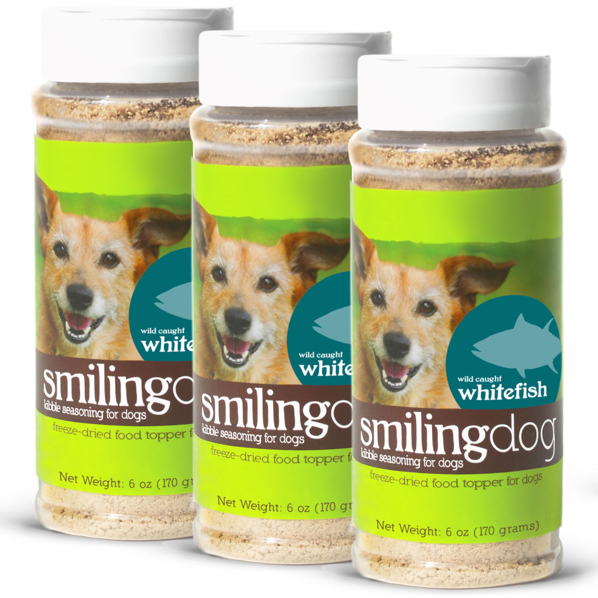 Herbsmith Kibble Seasoning en bouteille, goût naturel pour chiens exigeants.