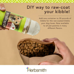 Herbsmith Kibble Seasoning – ingrédients fruits et légumes pour plus de variété.