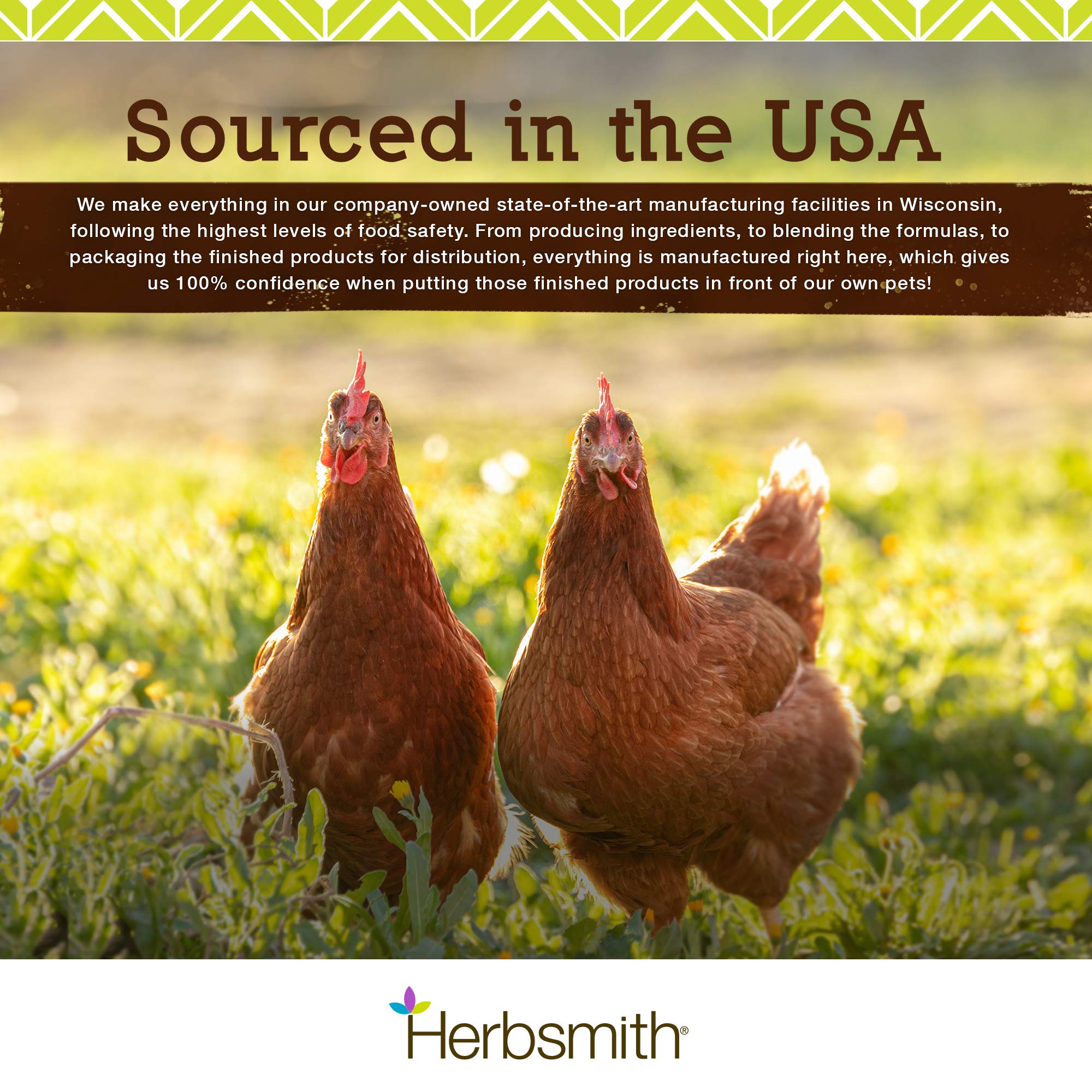 Sans gluten ni céréales dans Herbsmith Kibble Seasoning.