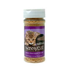 Herbsmith Sassy Cat Assaisonnement pour croquettes au saumon sauvage, stimulant l'appétit des chats difficiles